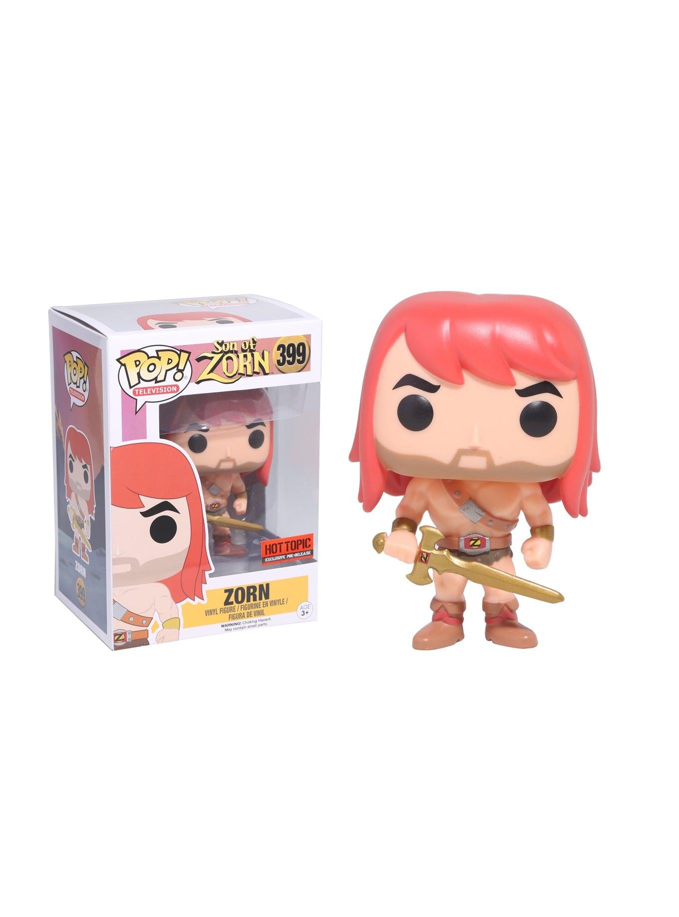 בובת פופ טלוויזיה: בנו של זורן זורן Funko POP! Television: Son of Zorn Zorn #399 Hot Topic Exclusive Pre-Release