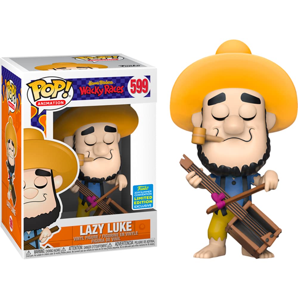 בובת פופ אנימציה: מרוצים מטורפים לייזי לוק Funko POP! Animation: Wacky Races Lazy Luke #599 Summer Convention 2019 Exclusive