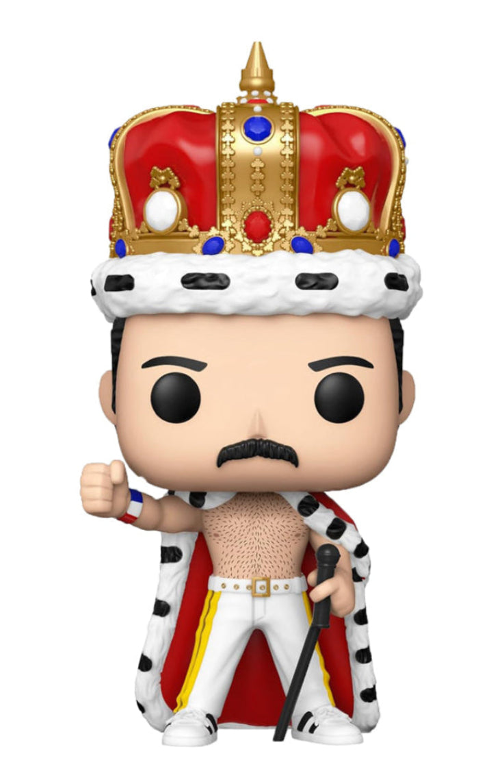 בובת פופ מוזיקה: קווין פרדי מרקיורי המלך Funko POP! Rocks: Queen Freddie Mercury King #184