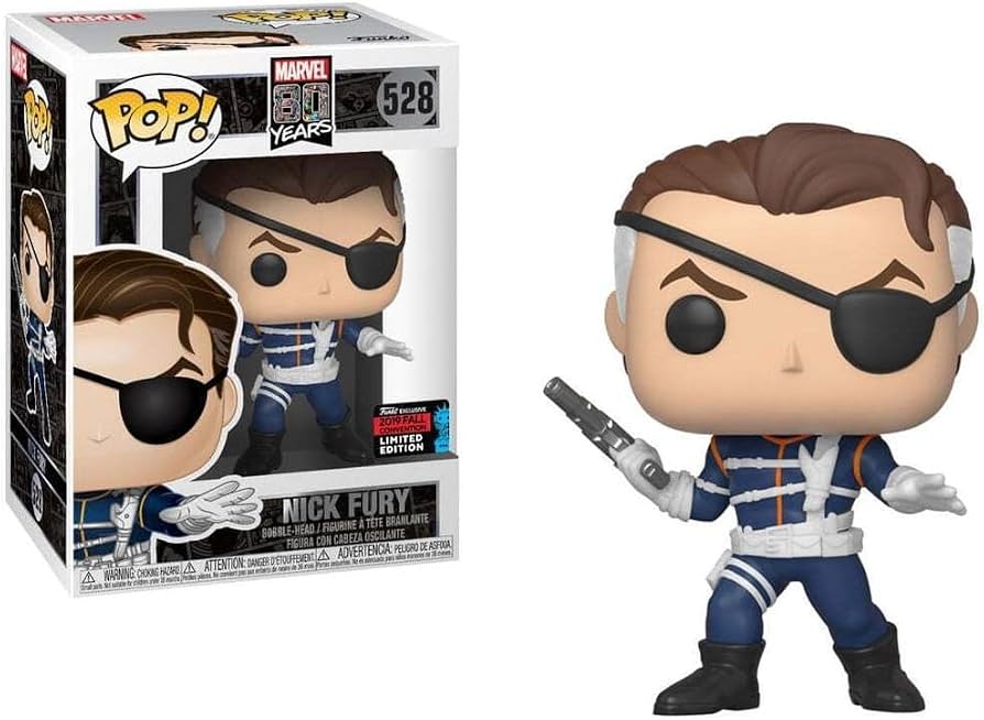 בובת פופ מארוול: ניק פיורי Funko POP! Marvel: Nick Fury #528 2019 Fall Convention Limited Edition