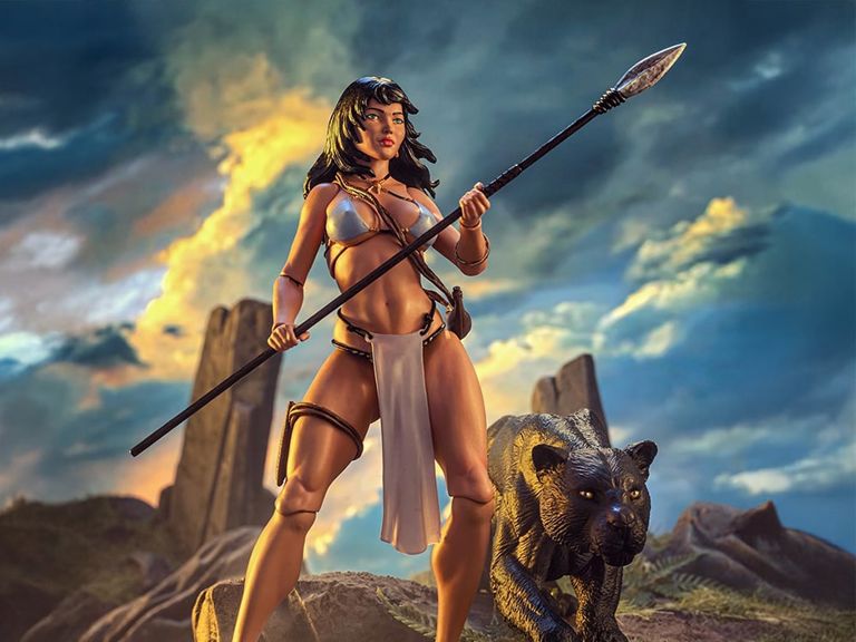 אש וקרח אקשן פיגר טיגרה (Fire and Ice ICON Collectibles Teegra Ver. 2) בקנה מידה 1/12