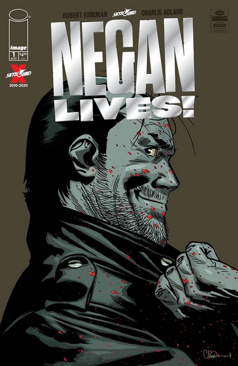 Negan Lives #1B Silver Foil Variant