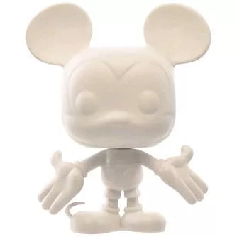 בובת פופ דיסני: מיקי מאוס עשה זאת בעצמך Funko POP! Disney: Mickey The True Original 90 Years DIY Mickey Mouse White #01 Michaels Exclusive
