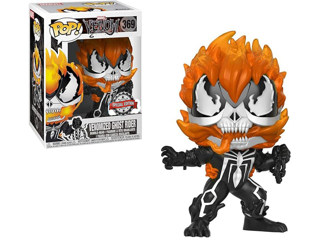 בובת פופ מארוול: ונומייזד גוסט ריידר Funko POP! Marvel: Venom Venomized Ghost Rider #369 Special Edition