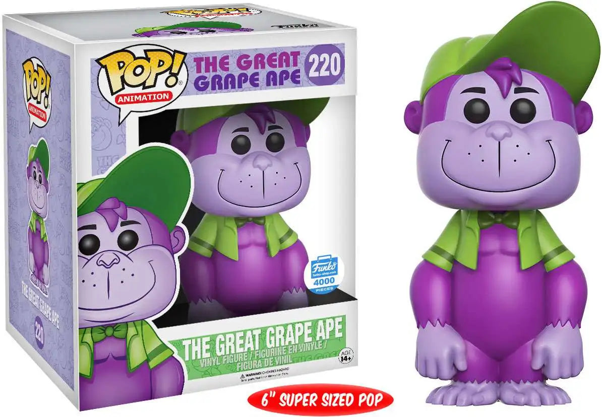 בובת פופ אנימציה: גורילה ענבים ענקית Funko POP! Animation: The Great Grape Ape #220 Funko.com Exclusive