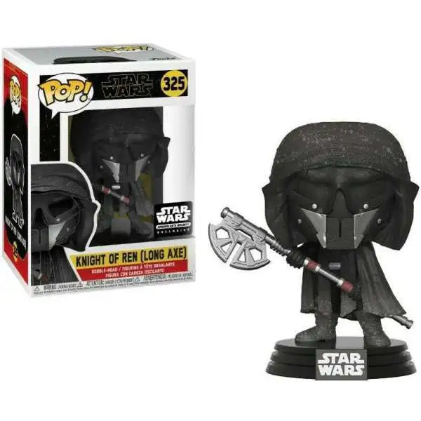 בובת פופ מלחמת הכוכבים: אביר רן עם גרזן ארוך Funko POP! Star Wars: Knight of Ren (Long Axe) #325 Smuggler's Bounty Exclusive