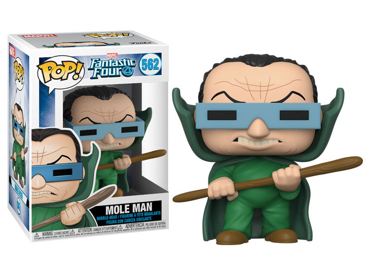 בובת פופ מארוול: ארבעת המופלאים איש החפרפרת Funko POP! Marvel: Fantastic Four Mole Man #562