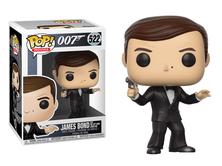 בובת פופ סרטים: ג'יימס בונד ג'יימס בונד Funko POP! Movies: 007 James Bond #522 (The Spy Who Loved Me)