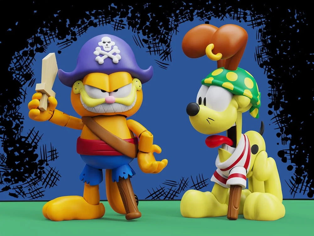 גארפילד ואודי הפיראטים מארז דמויות אקשן