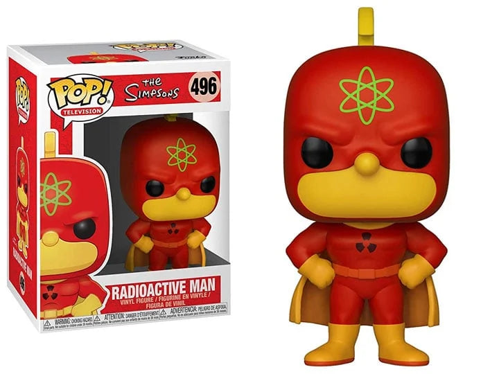 בובת פופ טלוויזיה: איש הרדיואקטיב Funko POP! Television: The Simpsons Radioactive Man #496