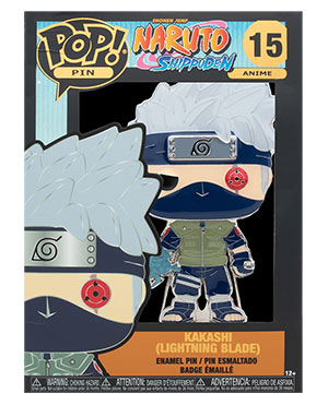 סיכת פופ נארוטו: קאקאשי האטאקה (צ'ידורי) Funko POP! Pins: Naruto Kakashi Hatake (Lightning Blade) #15