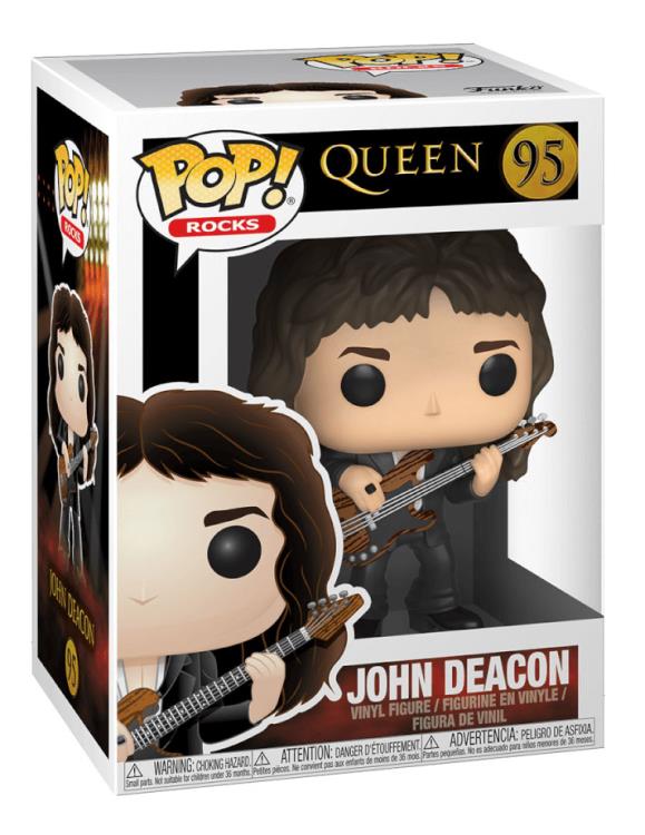 בובת פופ מוזיקה: קווין ג'ון דיקון Funko POP! Rocks: Queen John Deacon #95