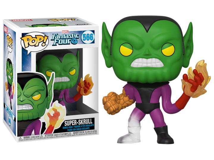 בובת פופ מארוול: ארבעת המופלאים סופר סקרול Funko POP! Marvel: Fantastic Four Super Skrull #566