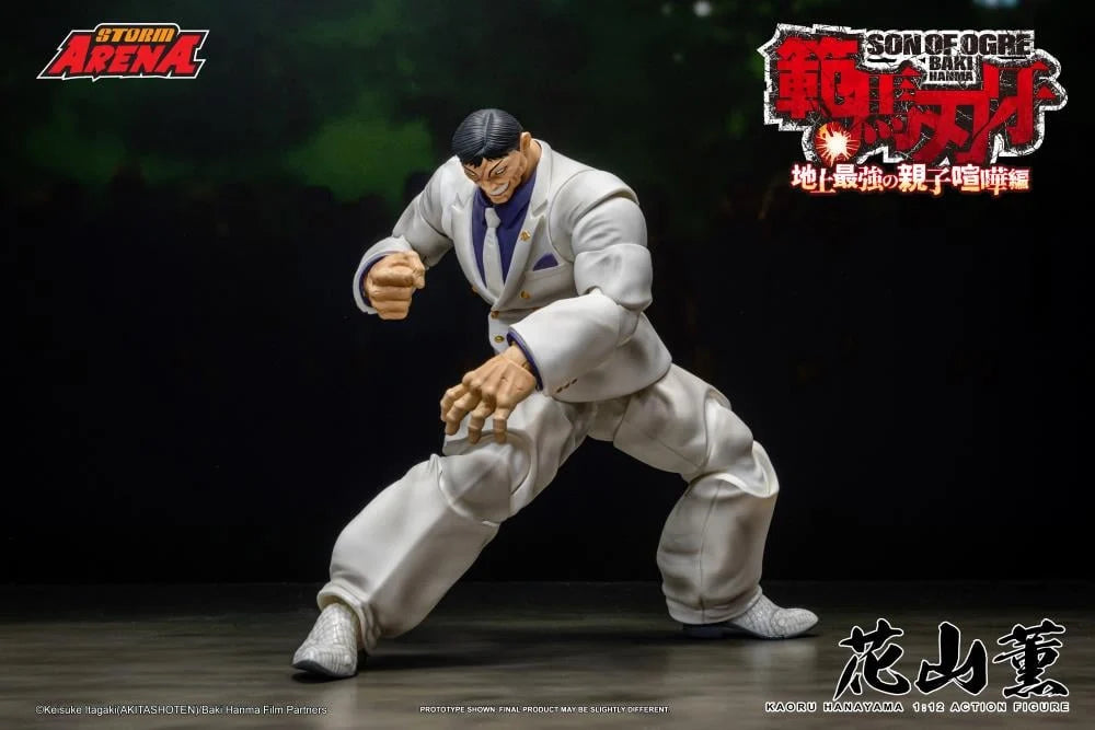 Baki Hanma: Son of Ogre אקשן פיגר קאורו הנאיאמה מסדרת Storm Arena בקנה מידה 1/12