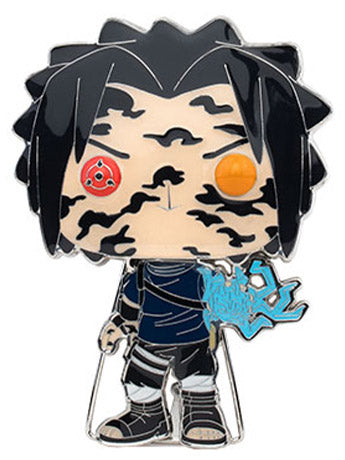 סיכת פופ נארוטו: סאסקה אוצ'יהא (סימן הקללה) Funko POP! Pins: Naruto Sasuke Uchiha (Curse Mark) #17