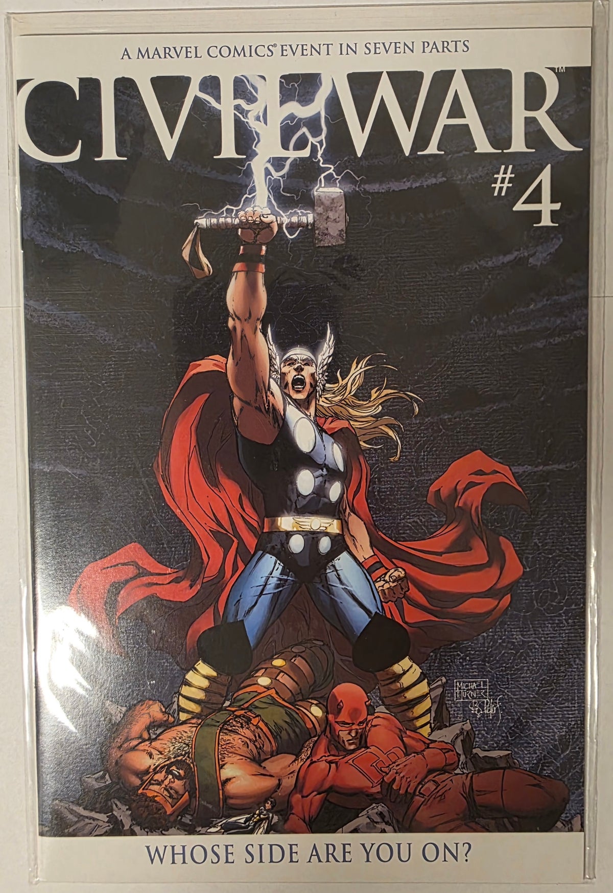 Civil War #4B 1:18 Variant (Michael Turner)