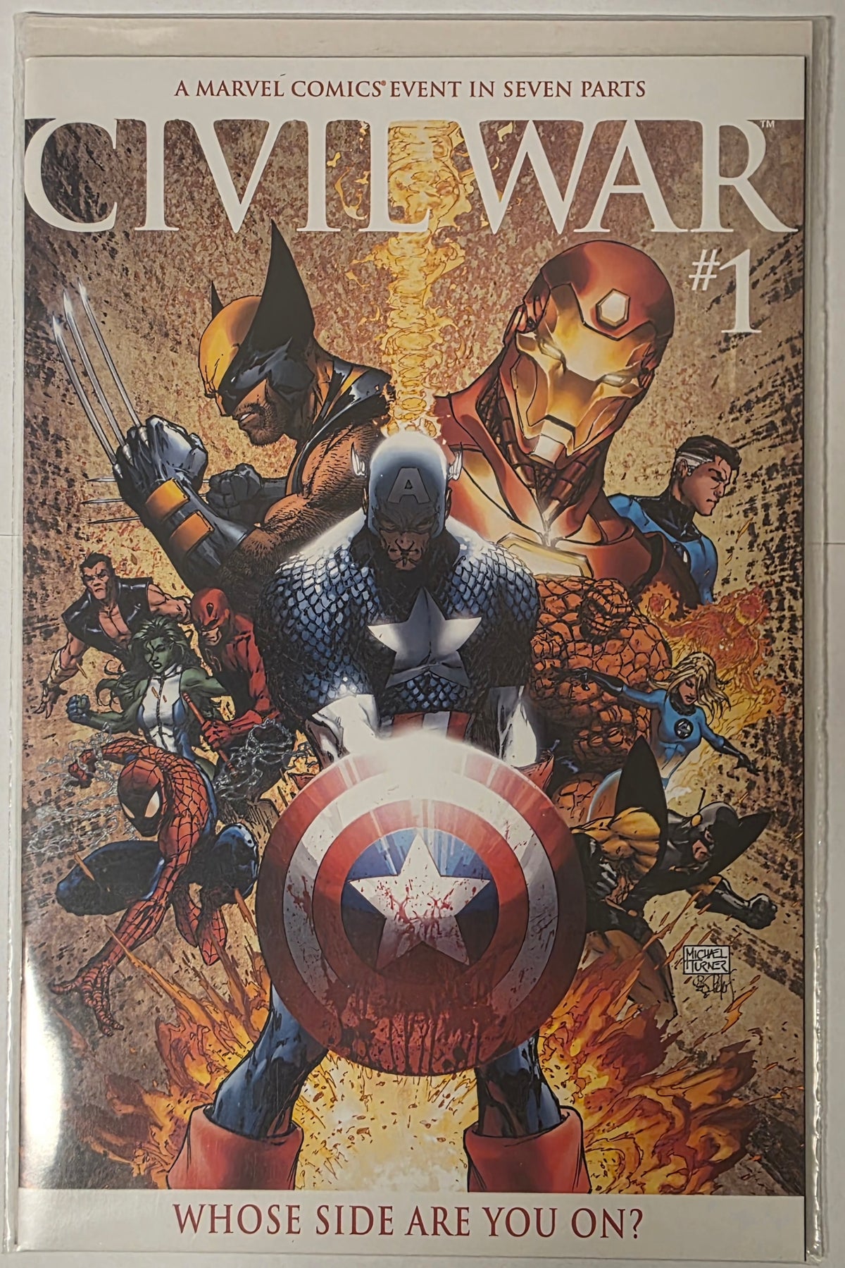 Civil War #1 1:25 Variant (Michael Turner)
