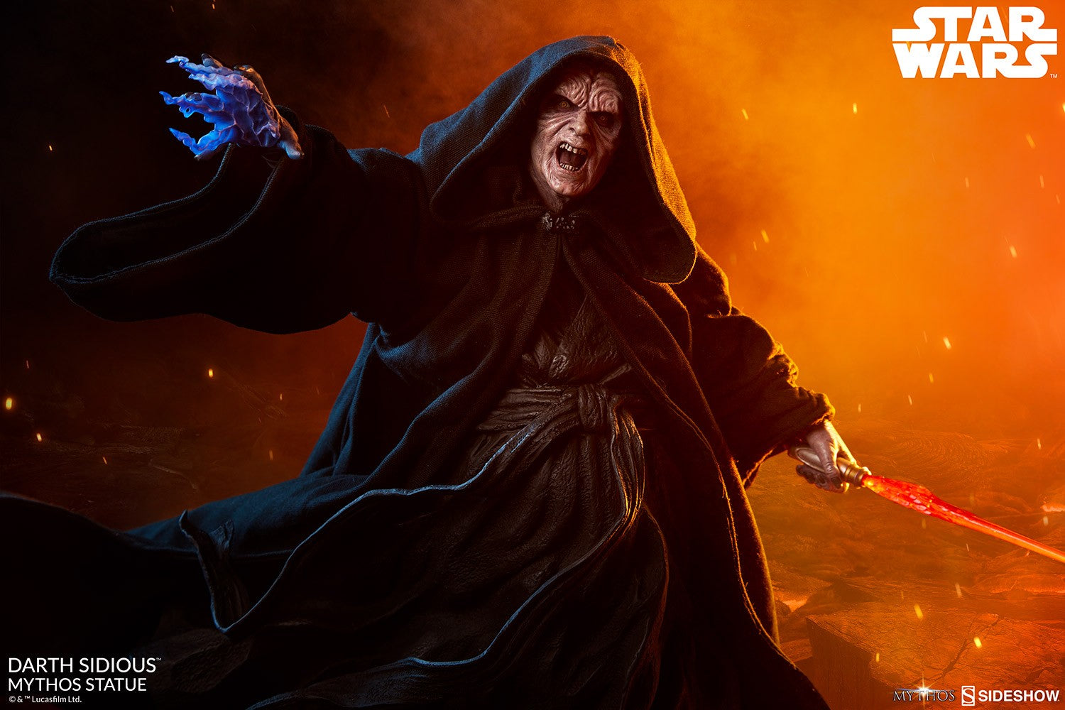 דארת’ סידיוס פסל מיתוס מבית Sideshow Collectibles (Darth Sidious Mythos)