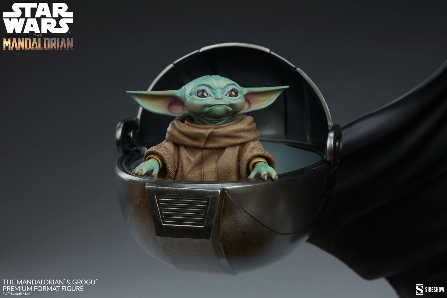 המנדלוריאן וגרוגו פסל פרימיום פורמט מבית Sideshow Collectibles (Premium Format Figure)