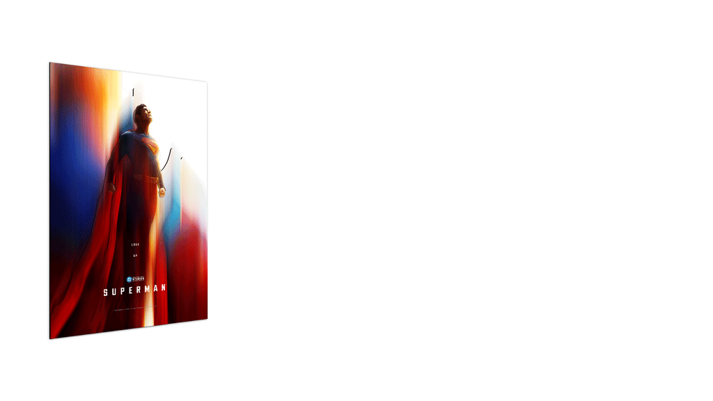 סופרמן מהדורה קולנועית בתלת ממד Lenticular PLEX
