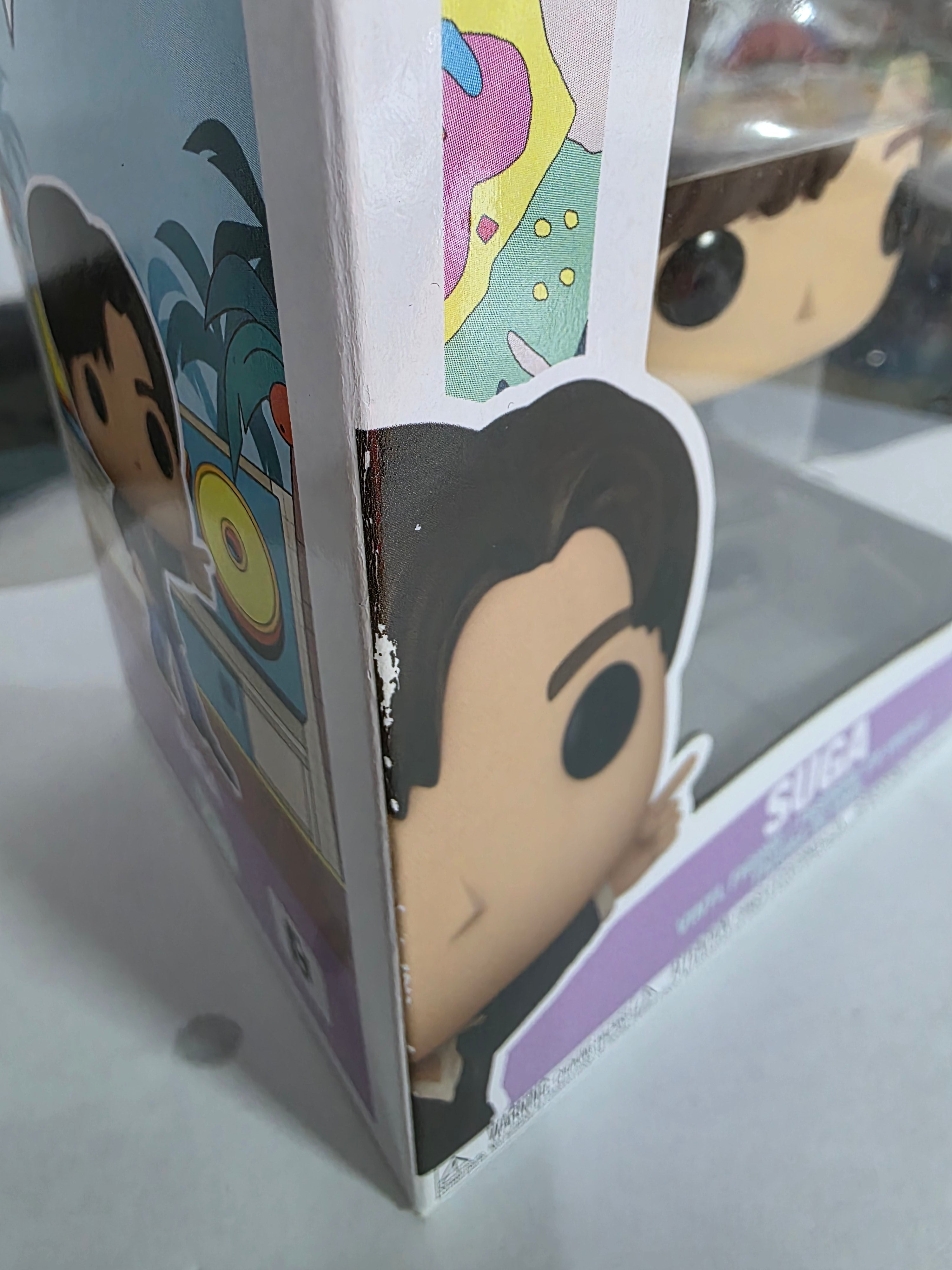 *אריזה פגומה*בובת פופ מוזיקה: BTS שוגה Funko POP! Rocks: BTS SUGA #220