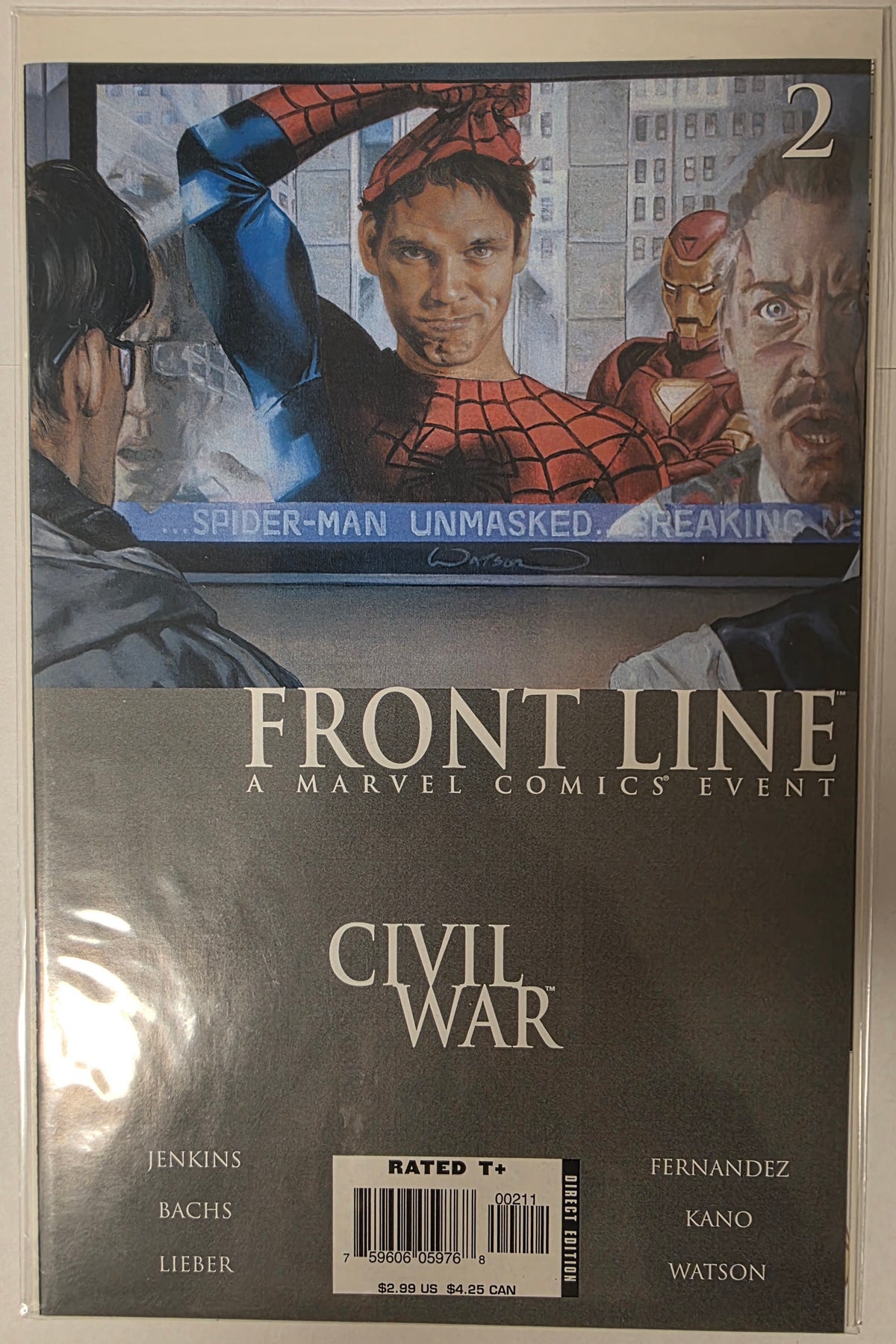 Civil War: Front Line #2 Cover A (Watson)