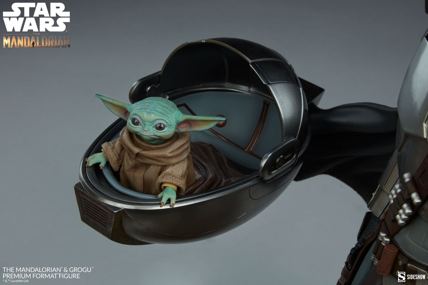 המנדלוריאן וגרוגו פסל פרימיום פורמט מבית Sideshow Collectibles (Premium Format Figure)