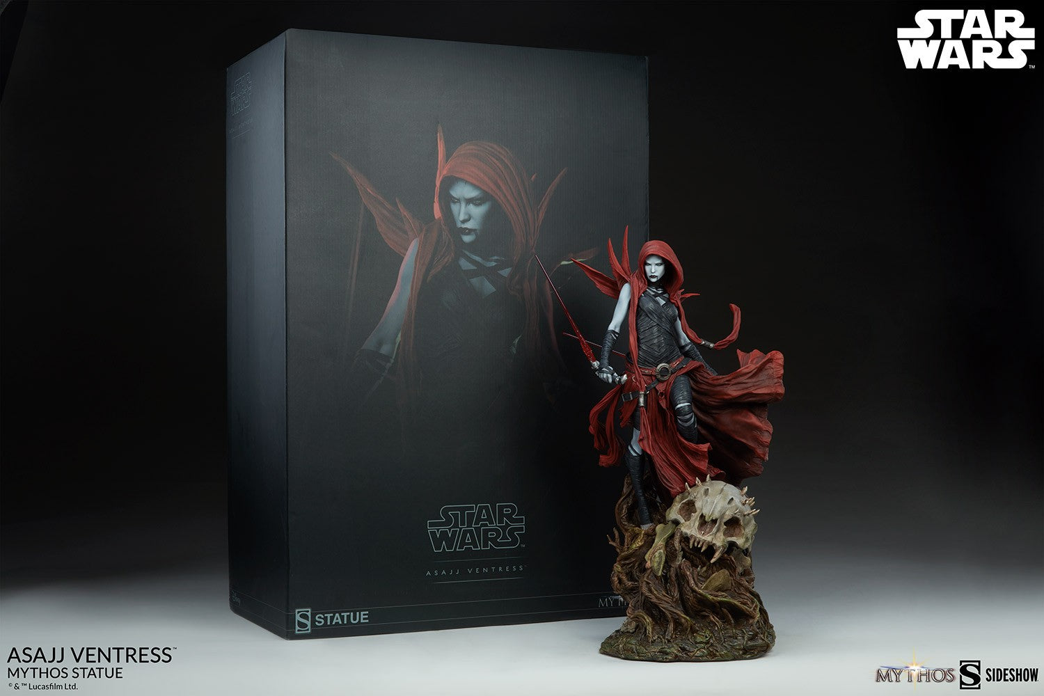 אסאז' וונטרס פסל מיתוס מבית Sideshow Collectibles (Asajj Ventress Mythos)
