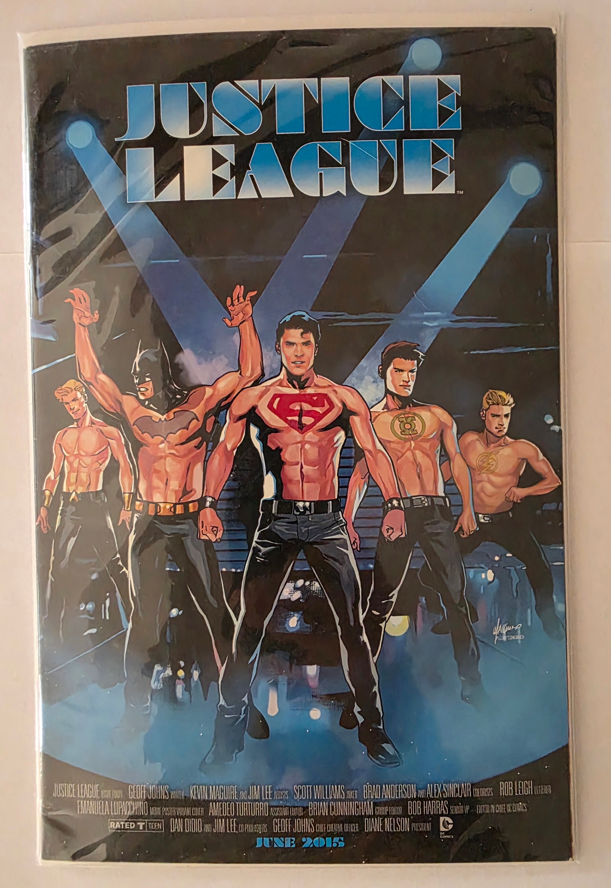 Justice League #40 Movie Poster Variant Edition