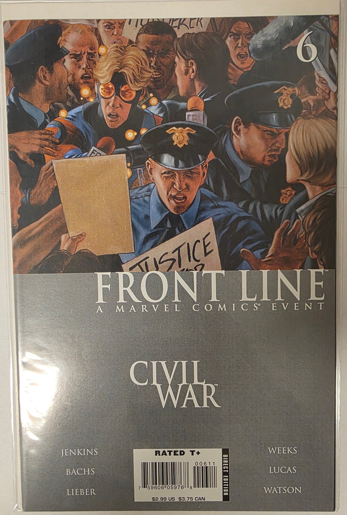 Civil War: Front Line #6 Cover A (Watson)