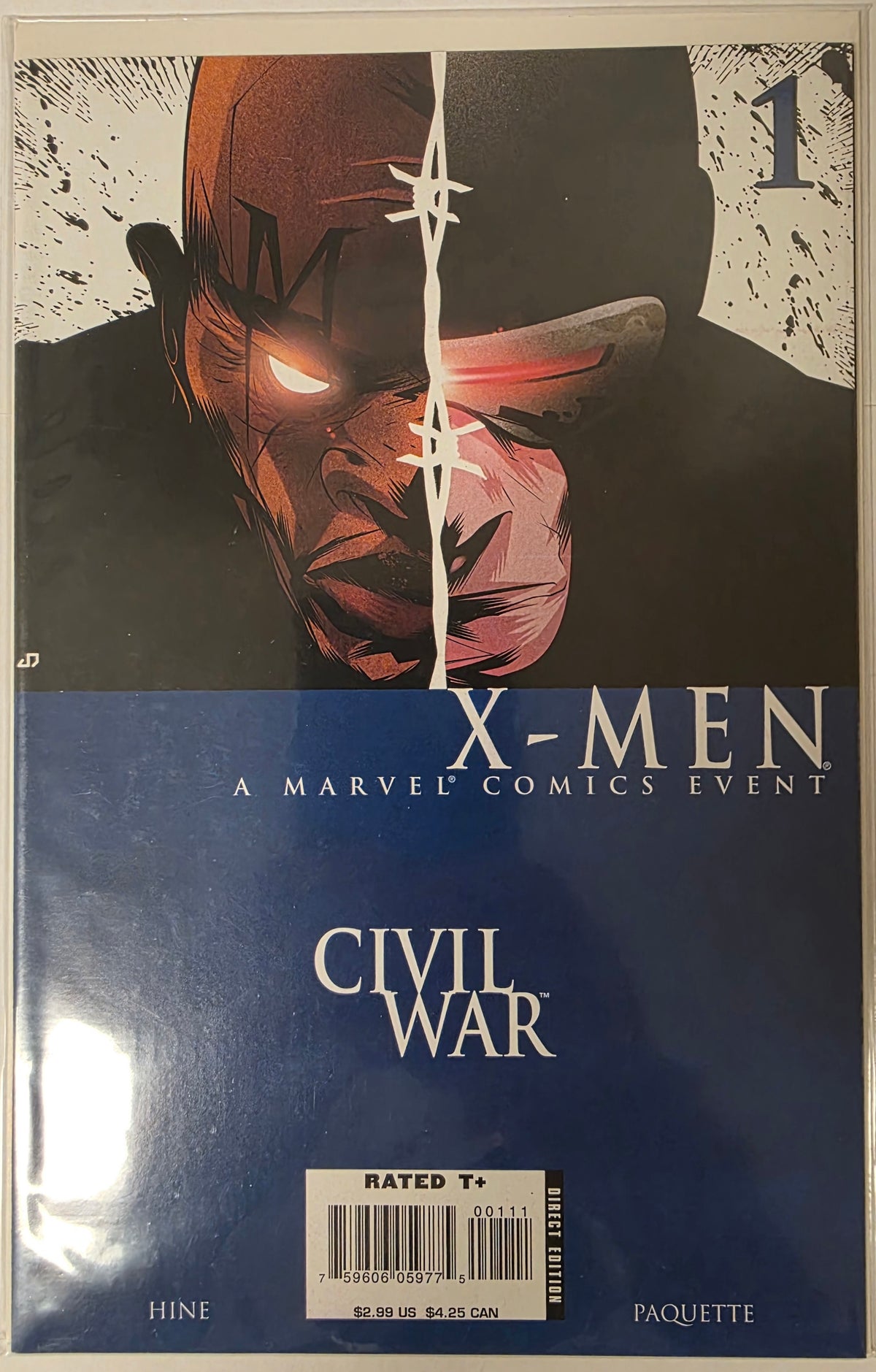 Civil War: X-Men #1 Cover B (Turner)