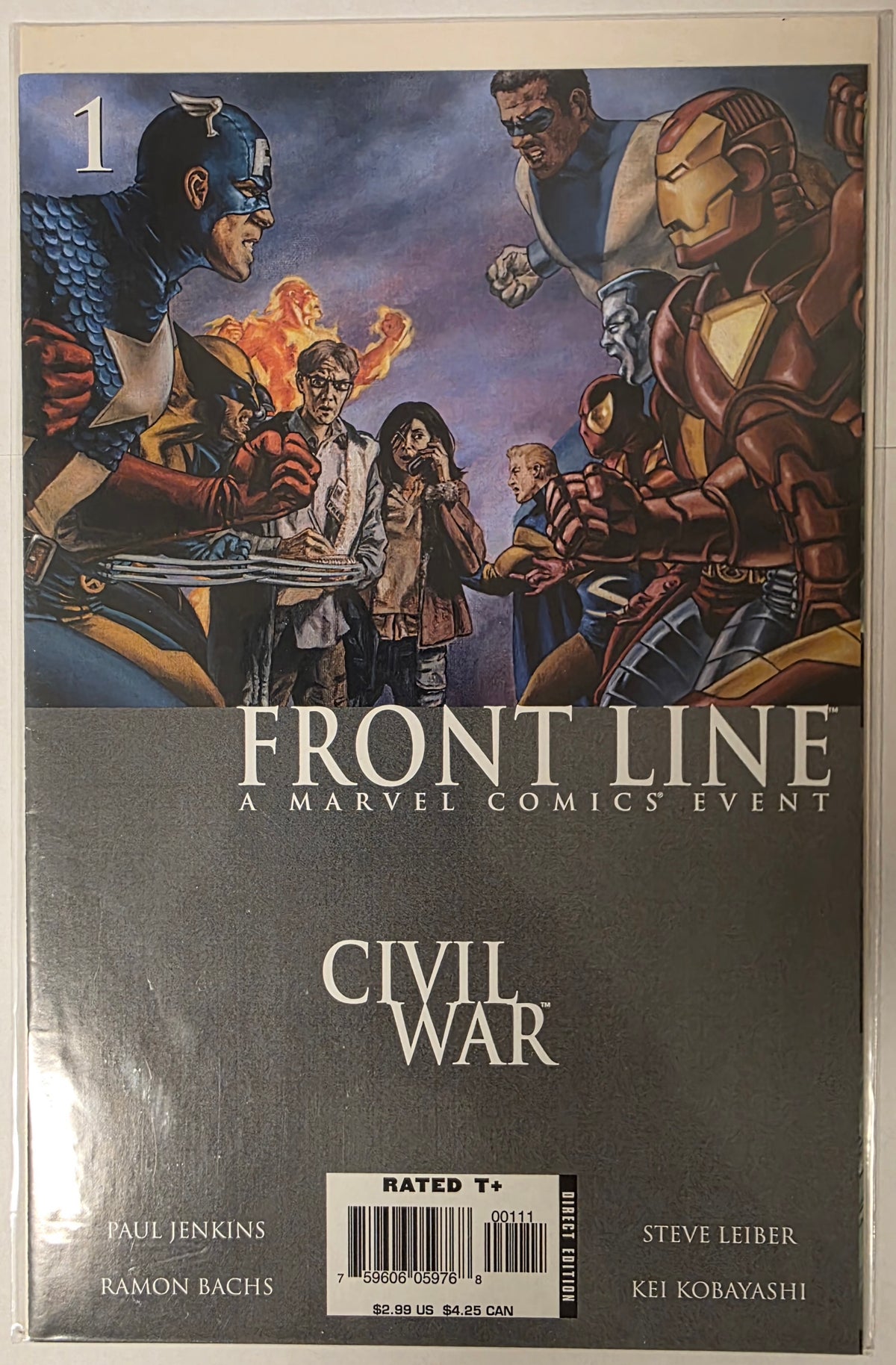 Civil War: Front Line #1 Cover A (Watson)