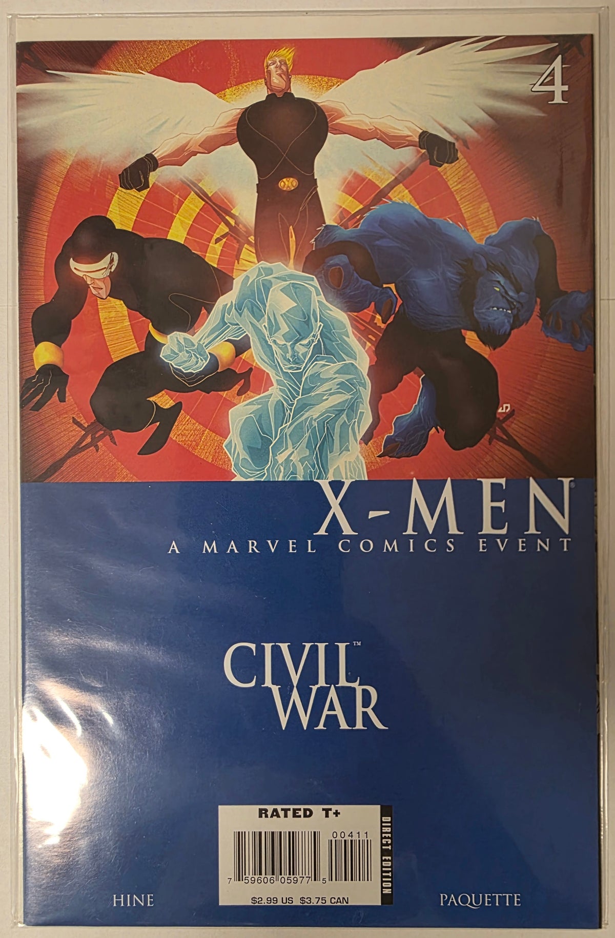 Civil War: X-Men #4 Cover A (Doe)