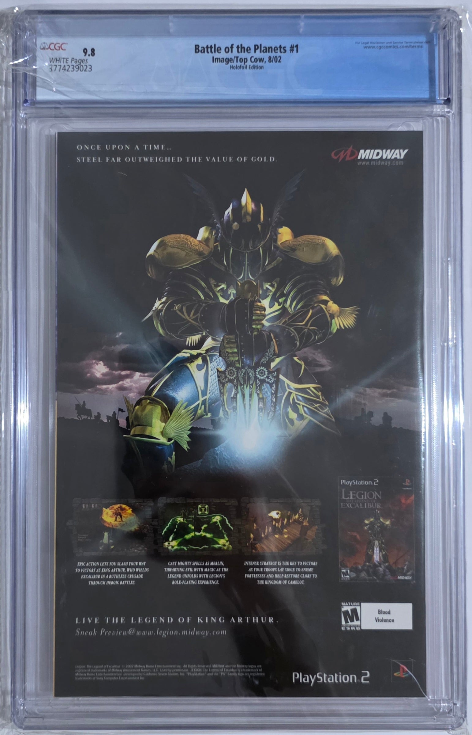 Battle of the Planets #1 CGC 9.8 קומיקס אספנות מדורג מבית Image/Top Cow