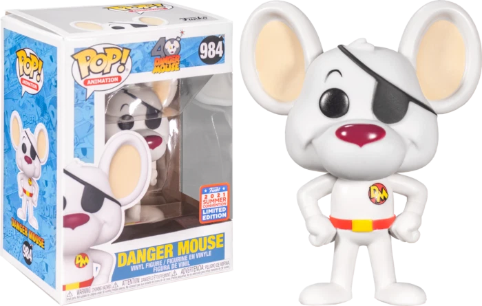 בובת פופ אנימציה: עכבר בלש Funko POP! Animation: Danger Mouse #984 Summer Convention Limited Edition