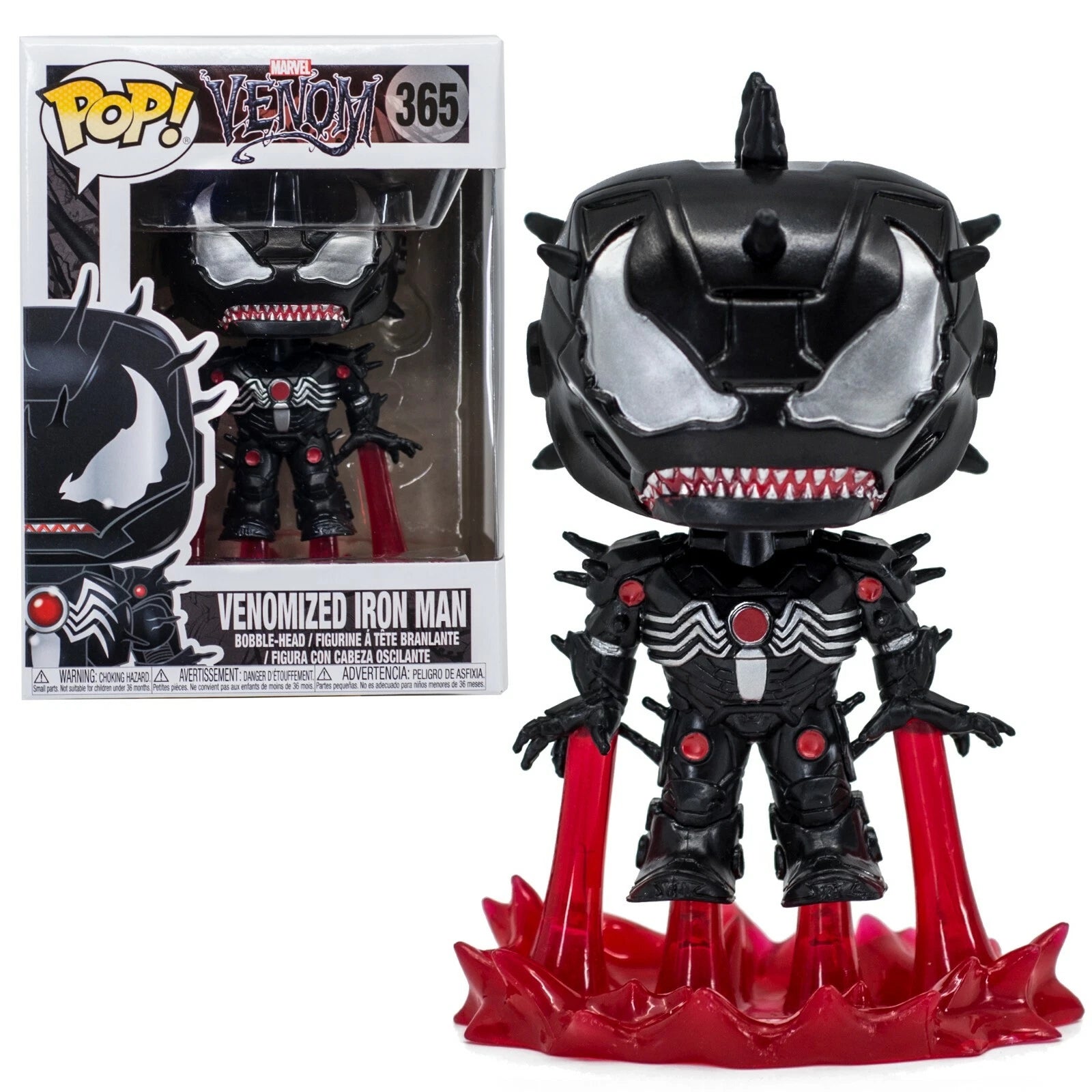 בובת פופ מארוול: איירון מן ונומייזד Funko POP! Marvel: Venomized Iron Man #365
