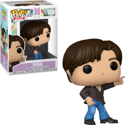 *אריזה פגומה*בובת פופ מוזיקה: BTS שוגה Funko POP! Rocks: BTS SUGA #220