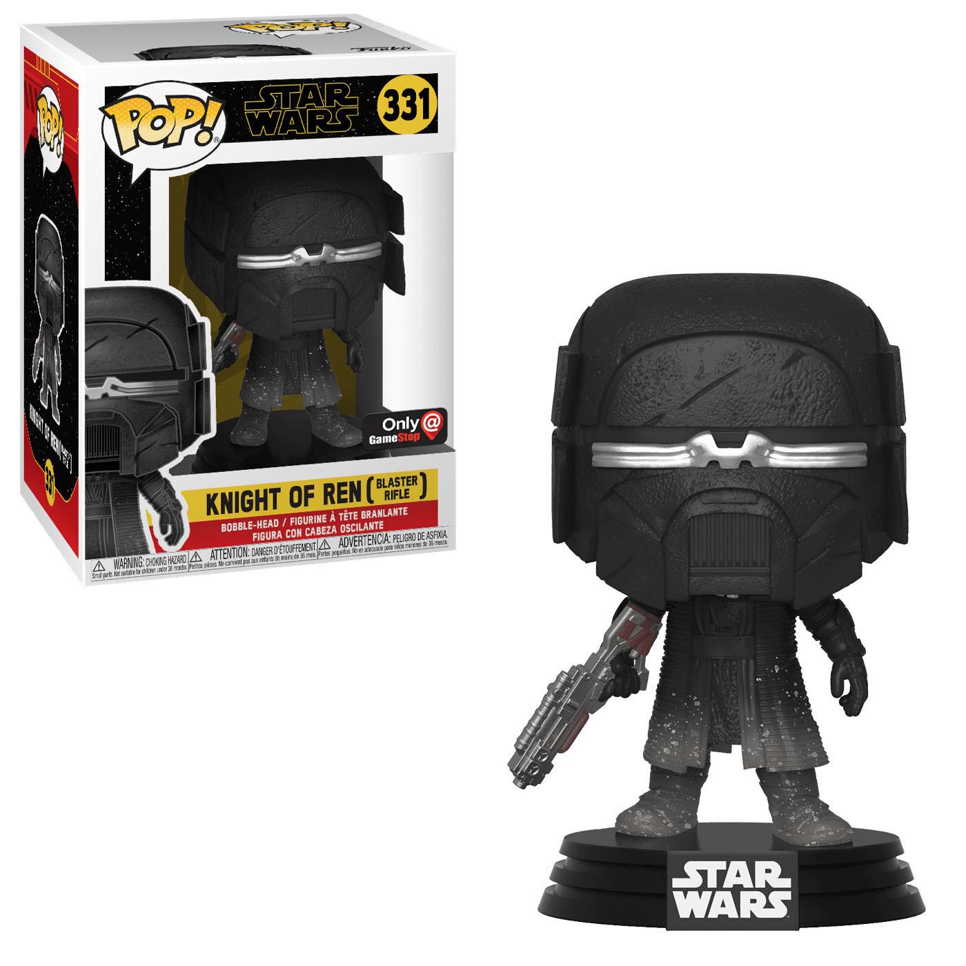 בובת פופ מלחמת הכוכבים: אביר רן עם רובה בלסטר Funko POP! Star Wars: Knight of Ren (Blaster Rifle) #331 GameStop Exclusive