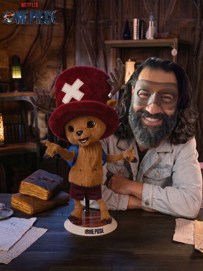 וואן פיס (סדרת Netflix) דמות אספנות טוני טוני צ'ופר מבית  HOT TOYS
