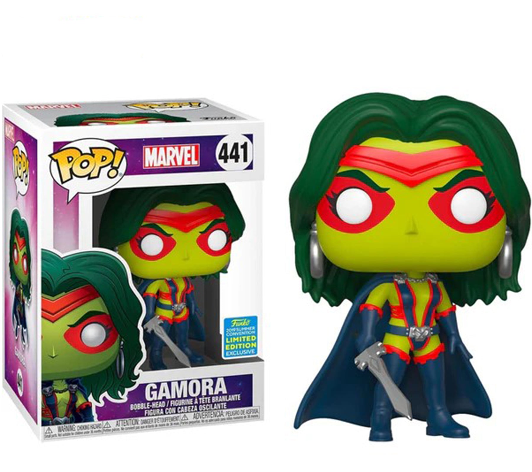בובת פופ מארוול: גאמורה Funko POP! Marvel: Gamora #441 (2019 Summer Convention Exclusive)