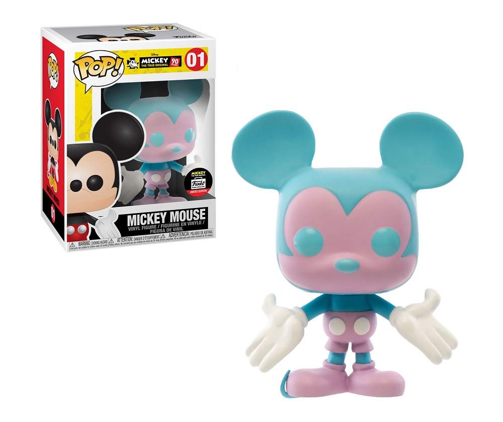 בובת פופ דיסני: מיקי מאוס Funko POP! Disney: Mickey The True Original 90 Years Mickey Mouse (Blue & Purple) #01 Funko Shop Limited Edition