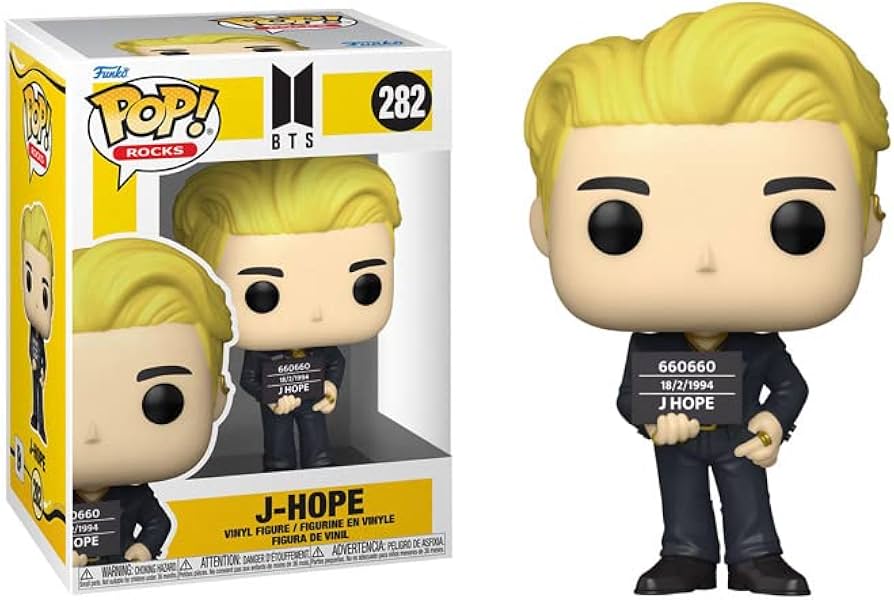בובת פופ מוזיקה: BTS ג'יי-הופ Funko POP! Rocks: BTS J-Hope #282