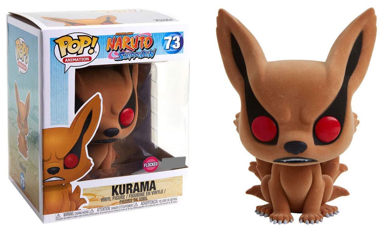בובת פופ אנימציה: נארוטו שיפודן קוראמה Funko Pop! Animation: Naruto Shippuden Kurama #73 Flocked