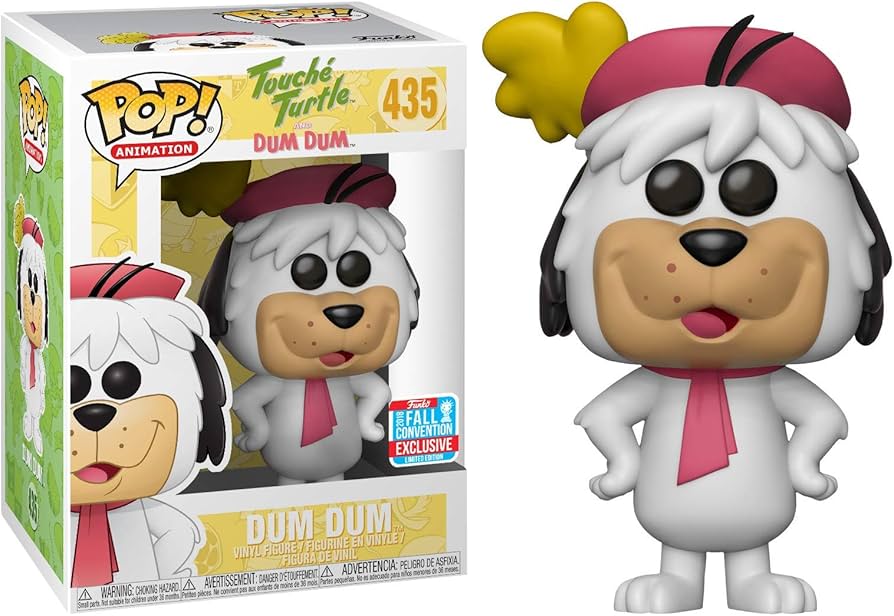 בובת פופ אנימציה: טושה הצב ודאם דאם דאם דאם Funko POP! Animation: Touché Turtle and Dum Dum Dum Dum #435 Fall Convention 2018 Exclusive