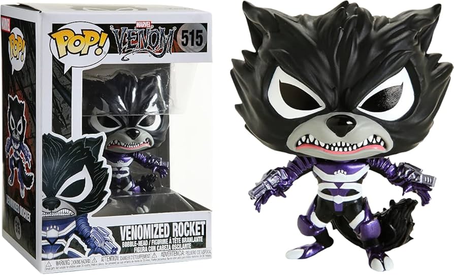 בובת פופ מארוול: ונומייזד רוקט Funko POP! Marvel: Venom Series Venomized Rocket Raccoon #515