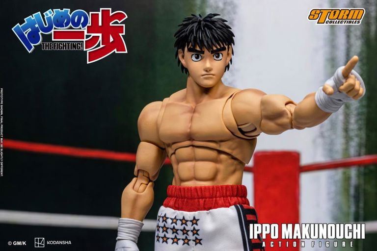 האג'ימה נו איפו אקשן פיגר איפו מקונוצ'י (Ippo Makunouchi) בקנה מידה 1/12