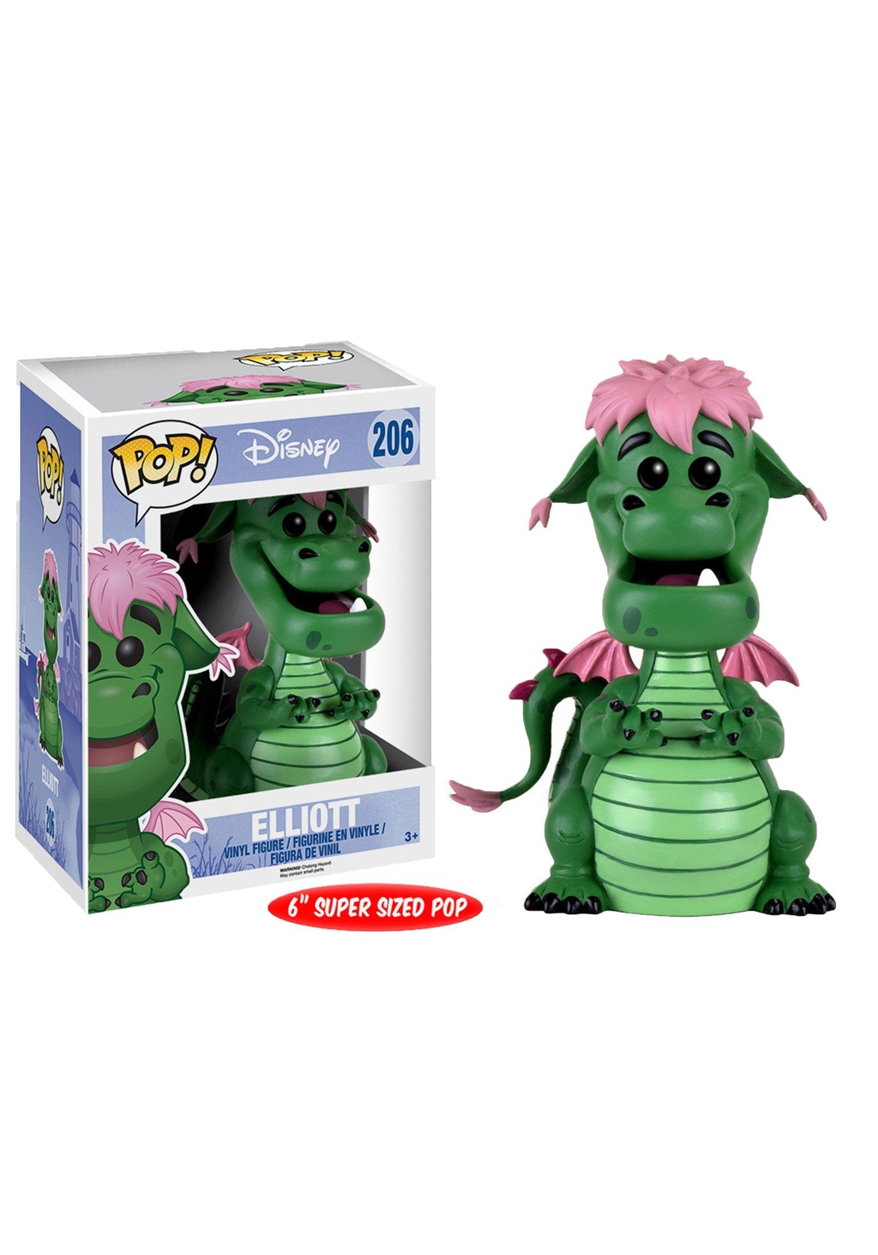 בובת פופ דיסני: חברי הדרקון אליוט אליוט Funko POP! Disney: Elliott #206