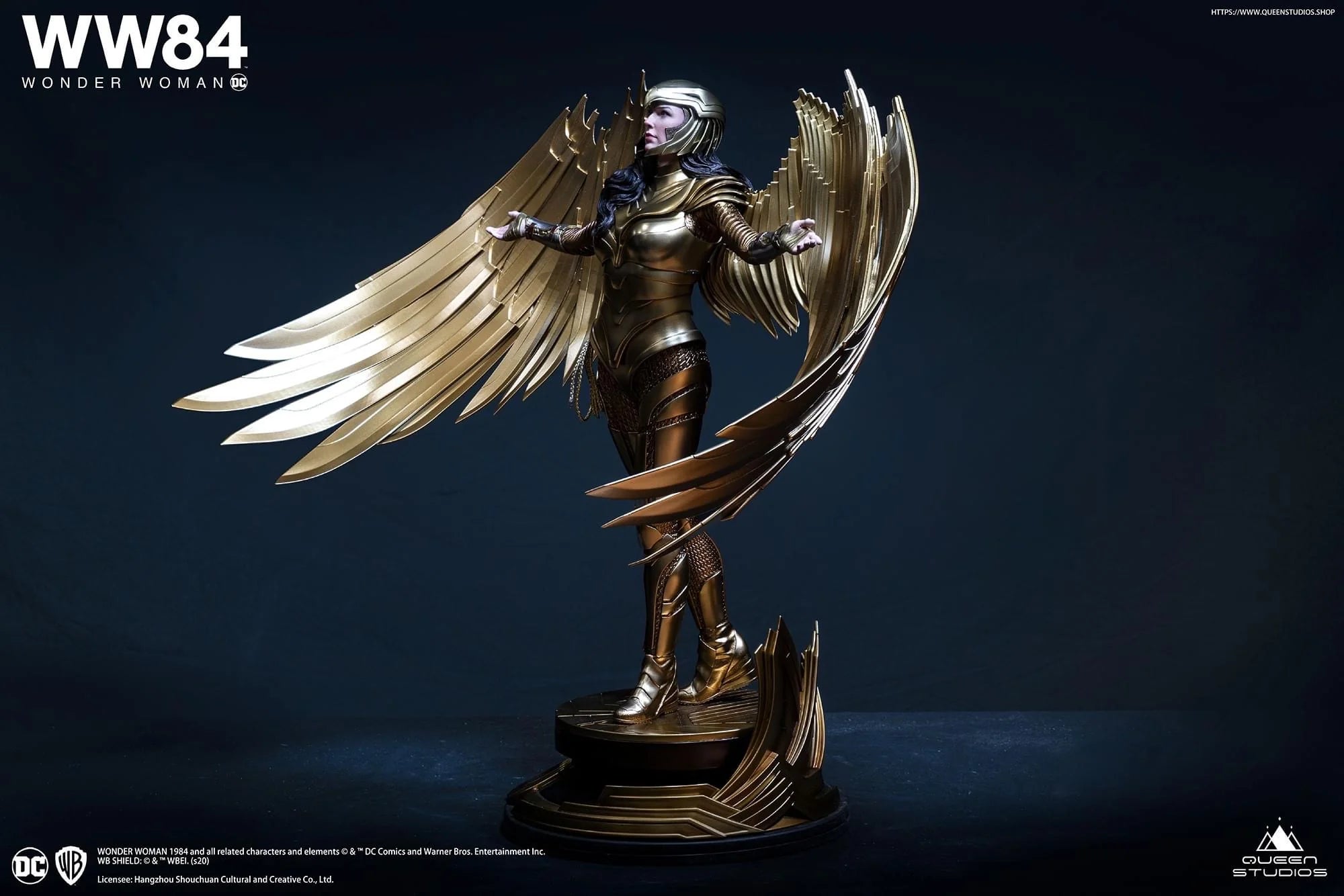 וונדר וומן פסל אקסלוסיבי מבית Queen Studios (Wonder Woman 1984 Golden Armor Edition)