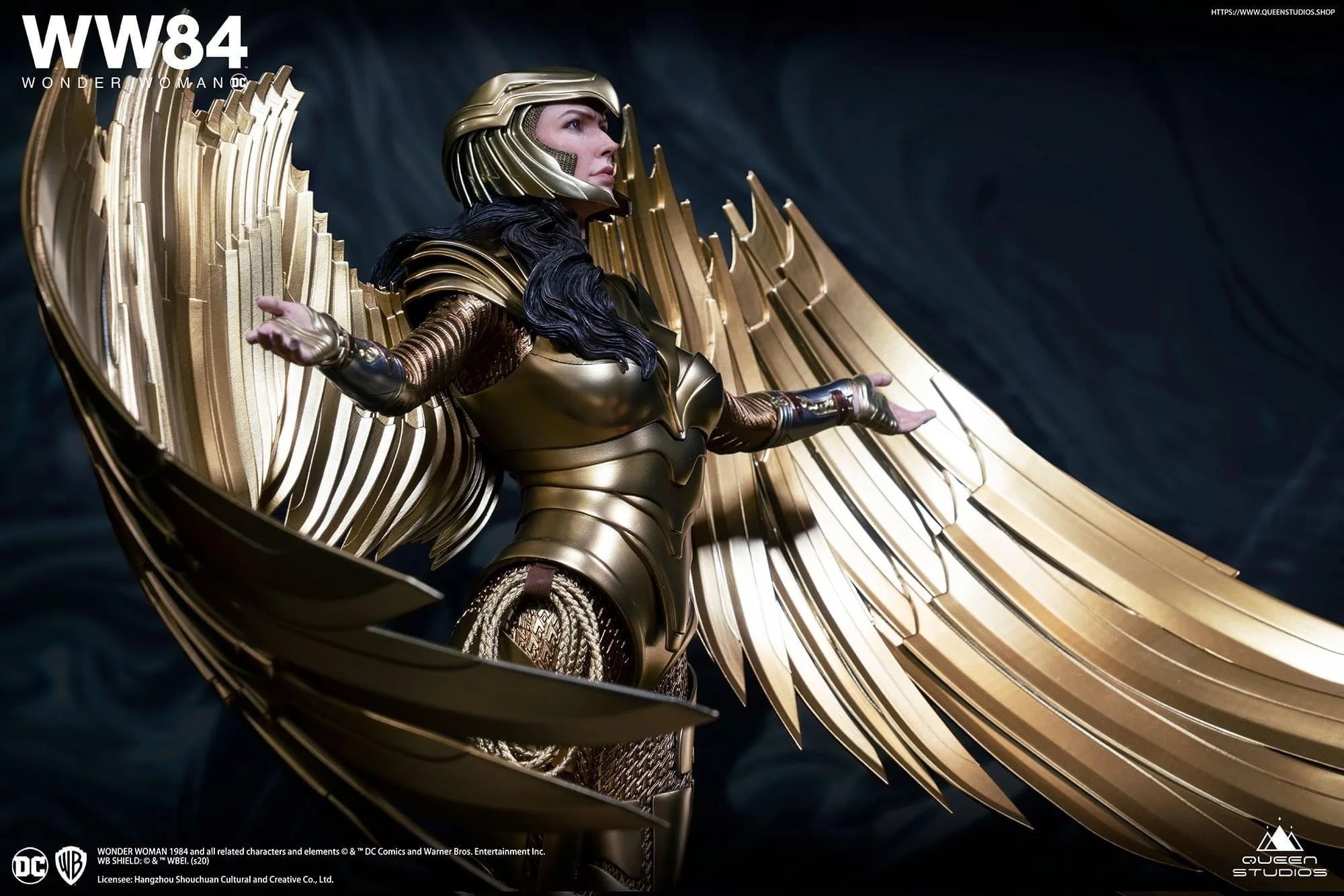 וונדר וומן פסל אקסלוסיבי מבית Queen Studios (Wonder Woman 1984 Golden Armor Edition)