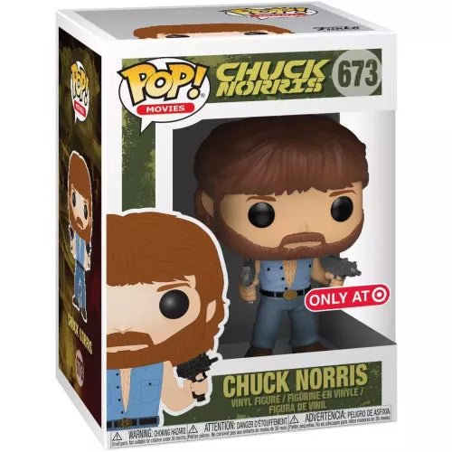בובת פופ סרטים: צ'אק נוריס מהדורת Target בלעדית Funko POP! Movies: Chuck Norris #673 Target Exclusive
